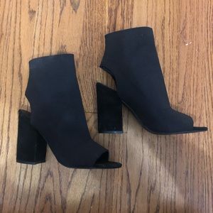 Steve Madden Open Toe Booties